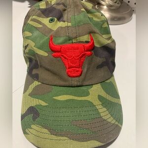 Camo Men Cap with Red Bull Logo